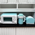 thumbnail image 3 of 3x Casa de 1:12, cocina, de simulación, accesorios, horno microondas, de pan, de horno microondas, para decoración Sunnimix mini horno de microondas, 3 of 8