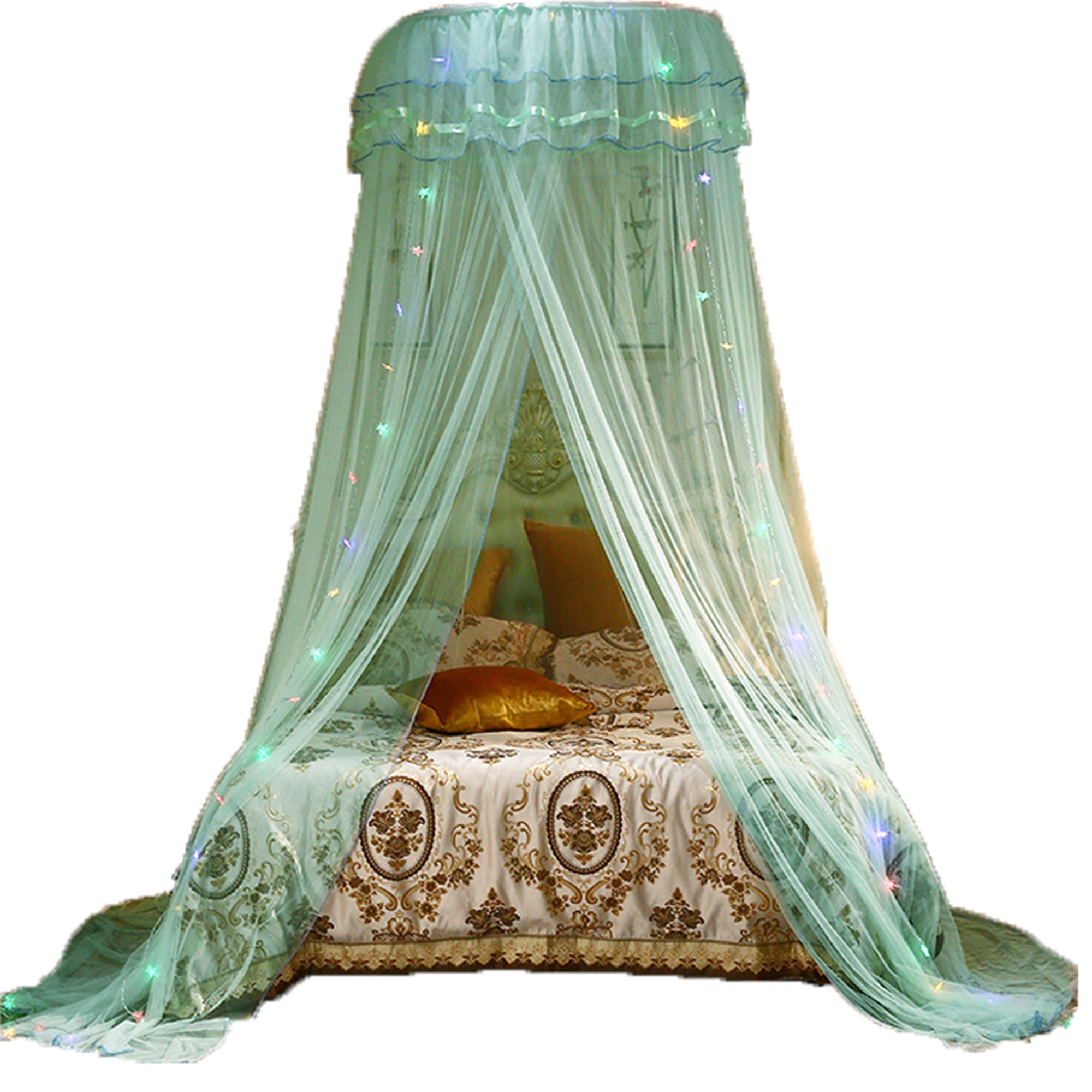 Sunisery Princess Canopy Mesh Crib Dome Fairy Bed Nets For Kids Tent