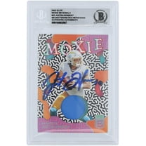 Justin Herbert Los Angeles Chargers Autographed 2022 Panini Elite Moxie Relic #MO-23 Beckett Fanatics Witnessed Authenticated 10 Card - Fanatics Authentic Certified