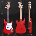 thumbnail image 5 of Juguete de Guitarra de 17 Pulgadas para NiñOs, Instrumentos Musicales de Guitarra EléCtrica de 4 Cuerdas para NiñOs, Juguete de Instrumento ElectróNico PortáTil,B, 5 of 5