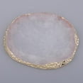 thumbnail image 2 of EHJRE Agate Crystal Plate Pad Drink Coaster white, 2 of 9
