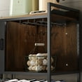 thumbnail image 2 of BENOSS Armoire à Vin à 3 Niveaux avec Porte-Gobelets et Rangement Ventilé, Gris, 2 of 6