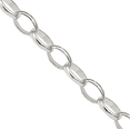 thumbnail image 2 of 925 Sterling Silver 5mm Cable Rolo Link Chain Belcher Necklace, 2 of 4
