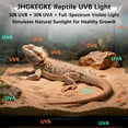 thumbnail image 3 of Kit de Luz UVB para Reptiles JHGKEGKE T8 HO UVB 10.0 15W, 3 of 8