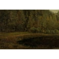 thumbnail image 2 of Amaldus Nielsen 24x17 Black Ornate Framed Double Matted Museum Art Print Titled: Autumn at Risor (1894), 2 of 5