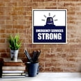 thumbnail image 3 of Square Plus Emergency Services Strong Wall or Door Sign | Police First Responders Appreciation Signage - Large, 3 of 8