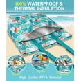 thumbnail image 4 of Large Beach Bags for Women Pool Bag with Zipper,  Sandproof Beach Tote Travel Bag with Wet Pocket | , Large capacity, Dry/wet separation, Durable fabric, Cooling function, sandproof, 4 of 6