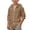 Khaki, variant on LYHaoo Boys Summer Shirt Long Sleeve Button Down Beach Top Breathable Solid Color Casual Wear For And Youth Basic Tees Casual Tops,Sizes 4-5 Years