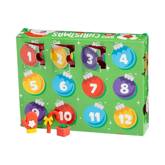 12 Days of Christmas Erasers Gift Set