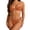 Orange Halter Swimsuits, variant on Halter Bikini Sets for Women 2-Piece Open Back Bathing Suit,Push Up Bra and Seamless Stretch Swimwear Bottom