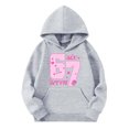 thumbnail image 4 of 67 Niños con capucha Niñas 6 7 Meme Sudadera cómoda manga larga Suéteres divertidos 6 7 Número impreso Novedad manga larga con capucha Suéter de moda cómodo once once hoodie (gris,11-12 años), 4 of 6