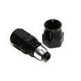 thumbnail image 5 of (one) AN8 8AN AN-8 Straight Swivel Fuel Oil Gas Line Hose End Fitting Black, 5 of 7