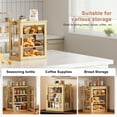 thumbnail image 6 of Bamboo Bread Box for Kitchen Countertop, Large 3 Layers Bread Storage Container for Homemade Bread with Window, Farmhouse Breadbox Organizer for Kitchen, Cabinet, Pantry (Natural, Meduim), 6 of 16