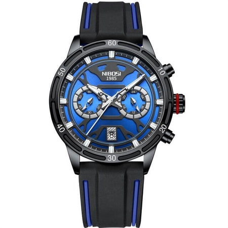 NIBOSI Watch Men Top Luxury Brand Business Quartz Mens Watches Chronograph Casual Sport Wrist Watches for Men Relogio Masculino
