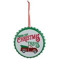 thumbnail image 2 of Northlight Fresh Cut Christmas Trees with Vintage Truck Bottle Cap Ornament - 4", 2 of 7