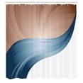 thumbnail image 2 of Ambesonne Contemporary Shower Curtain, Print Modern Stripes, 69"Wx70"L, Petrol Blue, 2 of 4