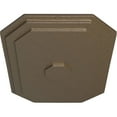 thumbnail image 3 of Ekena Millwork 25 1/4"W x 17 1/4"H x 1 3/4"P Felix Ceiling Medallion, Hand-Painted Warm Silver, 3 of 5