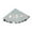 O, variant on CMrtew Anti Slip Corner Shower Mat with Drainage Holes, PVC Loofah Shower Anti Slip Mat, Bathmat Quick Dry and Easy to Clean, Shower Floor Mat Non Slip,60x60cm(24x24inch) H