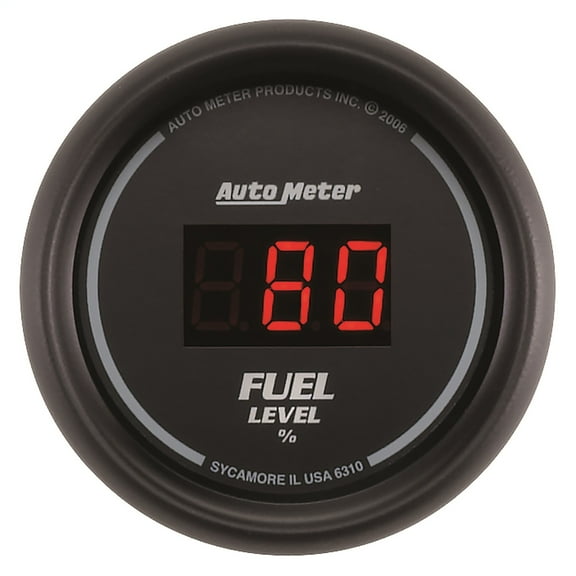 AutoMeter 6310 Sport-Comp Digital Programmable Fuel Level Gauge