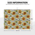 thumbnail image 2 of Yiaed Cute Sunflowers Print Highly Absorbent Microfiber Kitchen Counter Mat, Dish Drying Pad for Dishes, Utensils, Pots and Pans, Large 18" x 24", 2 of 7