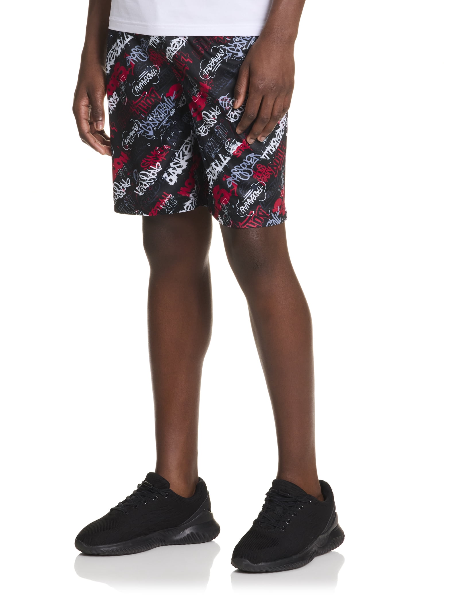 AND1 Boy's Athletic Graphic Slam Dunk Short, Sizes 4-18