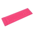 thumbnail image 3 of Foldable Silicone Silent Keyboard, Silicone Keyboard,108 Key Portable Soft Rubber Lightweight Waterproof Rollup Keyboard for Laptop PC Computer Travel Office Home, 3 of 8