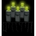 thumbnail image 1 of Reinders LEDICE-L-F Premium Grade LED Icicle Lights 105 Lime Frost Holiday Lights String with Black Wire, 1 of 1