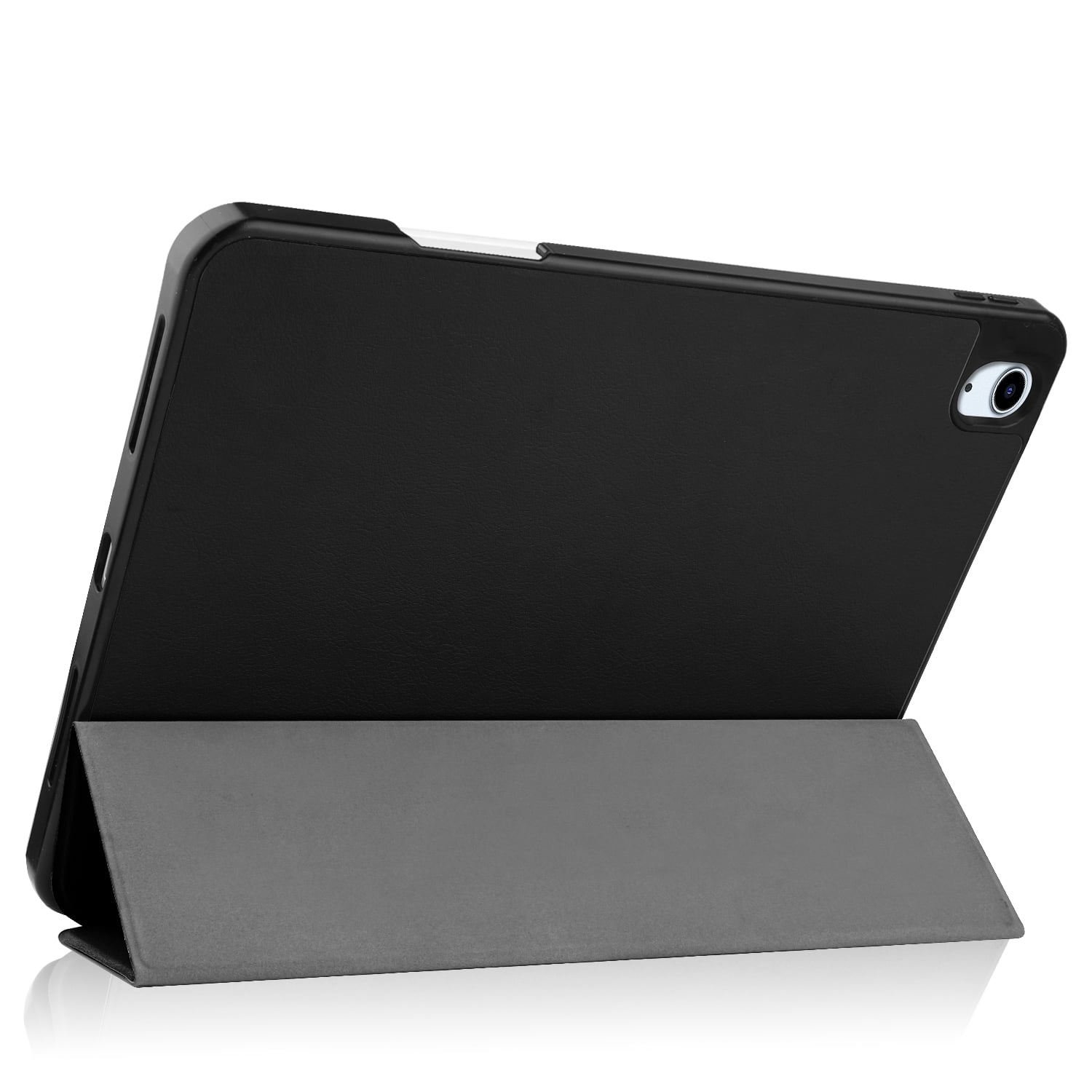 Allytechgroup iPad Air 11" M4 M3 M2 Case 2026 2025 2024, Slim Flip Smart Cover Auto Sleep Wake with Pencil Holder Multi Angle Veiwing Stand Shockproof Case for Apple iPad Air 11 inch, Black