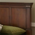 thumbnail image 3 of Maklaine Wood Modern Traditional King Headboard in Brown Finish, 3 of 8