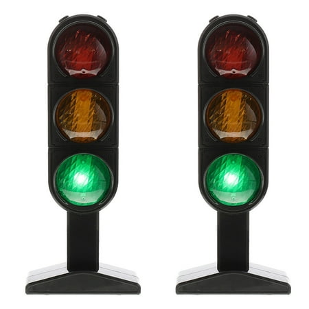 

2pcs Funny Kids Simulation Traffic Light Model Road Safety Education Toy