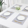thumbnail image 7 of Unique Bargains Placemats 8 Pack Placemats for Kitchen Dining Table Decor Gray, 7 of 7