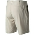 thumbnail image 3 of TGW Men's Flat Front Stretch Waist Performance 9" Golf Shorts for Golfing Khaki 9 In. 30, 3 of 5