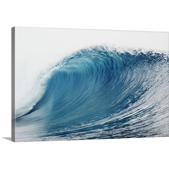 Great BIG Canvas | "Hawaii, Oahu, Pipeline, Wave Breaking" Canvas Wall Art - 36x24