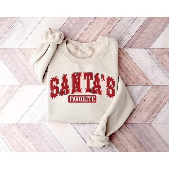 Santa's Favorite Sweatshirt, Christmas Shirts, Funny Christmas Shirt, Christmas Crewneck