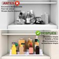 thumbnail image 3 of Estante para Especias de 3 Niveles, Organizador de Cocina, Organizador de Especias de Plástico, Antideslizante para Armarios de Cocina Encimeras, 2 Paquete, 3 of 4