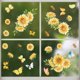 thumbnail image 1 of Adhesivos para ventanas de girasol, decoraciones de ventanas de otoño, pegatinas para ventanas, pegatinas de pájaros, adhesivos para ventanas de verano para ventanas de vidrio, adhesivos para, 1 of 8