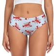 thumbnail image 1 of Balery Cartoon Lobsters 1 Ropa Interior de Algodón para Mujer con Dibujo – Braguitas Cómodas y Elásticas, Estilo Clásico-Medium, 1 of 6