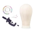 thumbnail image 1 of Sonducket Cabeza de maniquí de pelucas de lona para hacer/secar/peinar pelucas de 24 pulgadas Ropa, zapatos y accesorios Miscelánea, 1 of 1