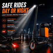 Electric Scooter , 19MPH, 15miles Max Range, 350W Motor, 8.5 inch Solid Tires - Foldable E-Scooter with seat and Storage Bag, UL2272 Certified