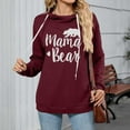 thumbnail image 6 of Shadoumai Womens Sweatshirt Mama Bear Shirt Casual Long Sleeve Tops Crew Neck Sweatshirts With Pockets Fall Fashion Outfits Clothes, 6 of 8
