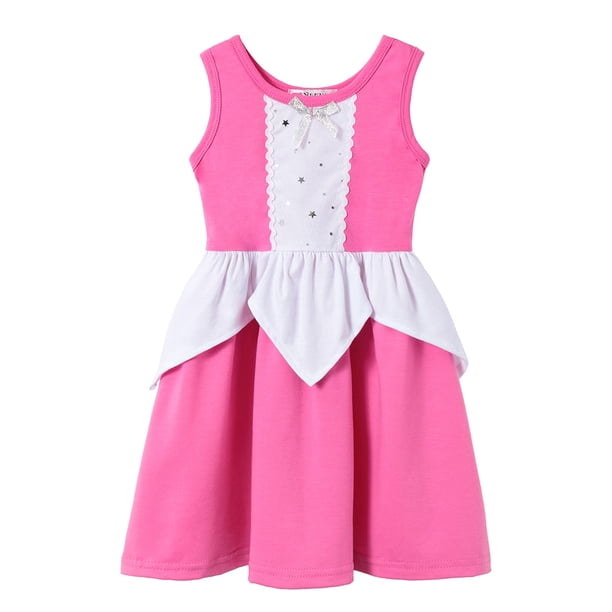Disney-vestido de las sirenas de Frozen para niñas, disfraz de princesa Elsa y Anna, Mickey y bella, ropa informal de verano, 2023 Fivean unisex