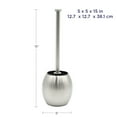 thumbnail image 5 of Cameo Toilet Bowl Cleaning Brush, Stainless-Steel Holder, Fingerprint-Proof, Rust resistant - 2 Pack, 5 of 6