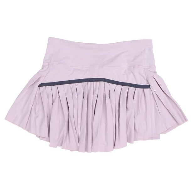 Falda de tenis plisada, transpirable, para mujer, con bolsillos, para correr, senderismo, caminar, informal, color rosa, talla M