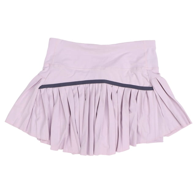 Falda de tenis plisada, transpirable, para mujer, con bolsillos, para correr, senderismo, caminar, informal, color rosa, talla M