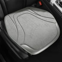 Car Seat Cushion - Breathable All Season Semi-Covered, Polyester Material, Gray Color for Comfortable Riding