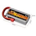 thumbnail image 4 of ​Replacement 7.4V 2700mAh Battery for WLToys 12428 RC Car - 2S Li-Ion w/ T-Plug (1/12 Scale Spare Part)​​ As show, 4 of 6