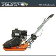 YARDMAX YC1390 Plate Compactor, 6.5HP, 3000 lb Force, 208cc Engine, 5500 VPM