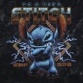 thumbnail image 2 of Men's Lilo & Stitch 80s Rocker Stitch Graphic Tee Black 2X Large, 2 of 4