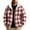 Beige, variant on Reversible Jacket for Men Windproof Waterproof Lightweight Coats Midweight Fashion Fall Spring Sports Running Gym Plaid Jackets with Pockets Hot Pink M