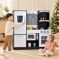 thumbnail image 2 of Patiojoy Wooden Kitchen Cooking Toy Chef's Pretend Play Set for Kids, 2 of 10